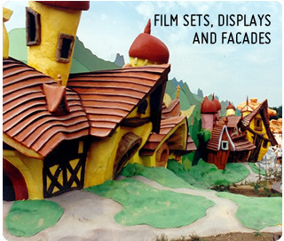 Film Sets : Polystyrene and Foam